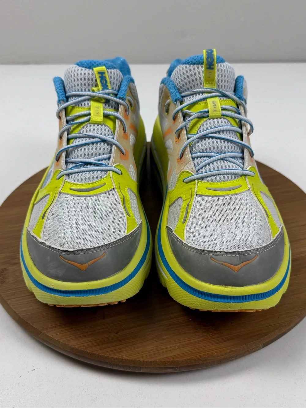 Hoka Bondi B “Citrus White” Running Shoes